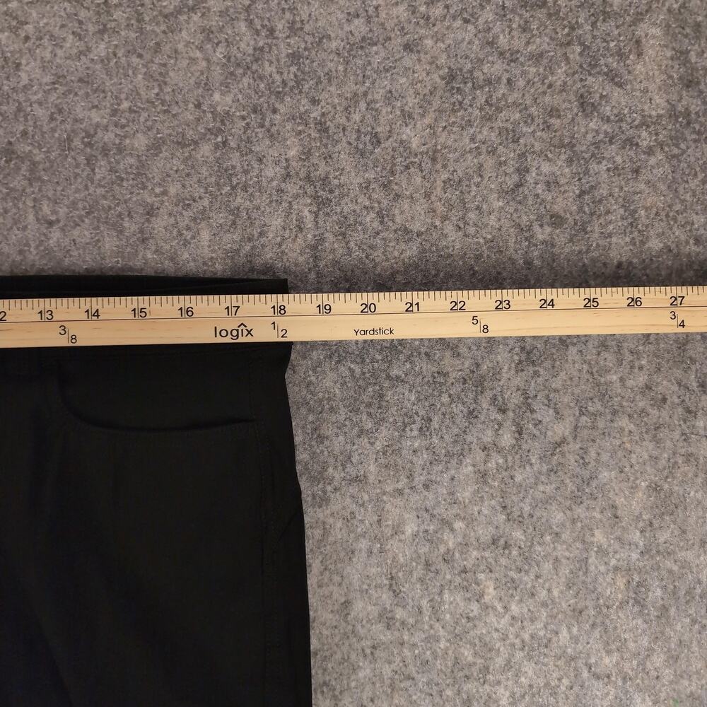 Eddie Bauer Pants Womens P12 Petite Black First Ascent Capri Hiking Stretch - Picture 4 of 12